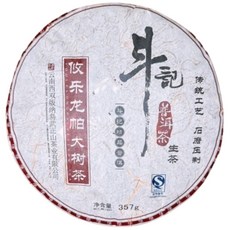 茶韻 普洱茶2007年斗記茶廠 攸樂龍帕大樹茶357g生茶, 357g, 1個, 1個裝