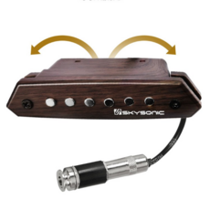 어쿠스틱 기타 클립 변환기 증폭기 픽업 앰프 휴대용, A710 10m 노이즈 감소 케이블, 1개