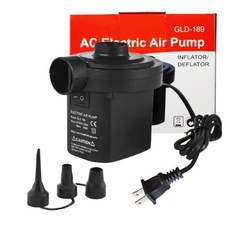[現貨] 電動充氣泵 充氣機 家用 車用 蓄電 充氣床 充氣船 泳圈 玩具打氣機 充氣泵 充氣幫浦 充放兩用 110V, 1個