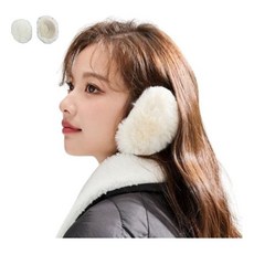 마켓마고 흰 귀마개 2p 귀도리
