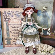 BJD 30釐米 娃娃衣服 洛麗塔休閒套裝, 1個, YSH-46號,6分衣服（不含娃娃和鞋子）