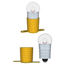꼬마전구와 소켓 세트(10개 세트), 꼬마전구소켓 10개, 10개