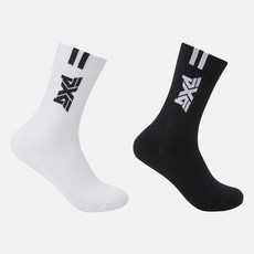 PXG 골프 장목 양말 블랙 화이트, 1개