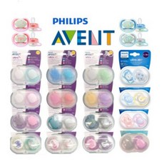 [국내당일출고] 필립스 아벤트 울트라 소프트 에어 1단계 0-6개월 2단계 6-18개월 노리개 젖꼭지 추가, 1개