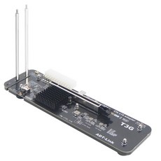 UT3G 외장 그래픽 카드 USB4-PCIe x16 eGPU 어댑터 PCIe4.0 X4 대역폭 NUC ITX STX 노트북 PC용 썬더볼, 01 As picture, [01] As picture, 1개
