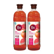 청정원 홍초 자몽 1.5L 2개, 1개