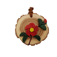 나무와곤충 DIY 동백꽃 나무목걸이 만들기 국내제조