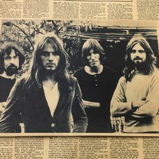老番顛 PINK FLOYD 平克·佛洛伊德 英國迷幻搖滾樂團經典海報, 21x30cm（牛皮紙）