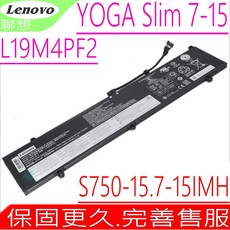 LENOVO L19M4PF2 - 聯想 Yoga Slim 7 15ILL 7-15IMH L19C4PF2 適用, 電池 保固13個月, 1個