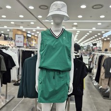 챌린저 여성 V-넥 베이직 골프 베스트 그린_CHE1WVT1511GN_IC