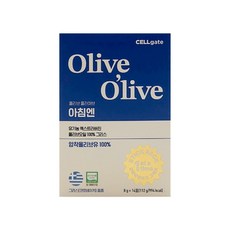 기타 올리브 올라이브 유기농 엑스트라버진 올리브오일 그리스 8g x 14포 1박스 /Hb, 1개, 112g