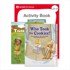 사회평론 Spotlight On Literacy Level 2-11 Lets Guess 세트 + 미니수첩 증정, AnneMiranda