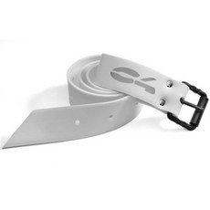 C4 Marseillaise 潛水腰帶 負重矽膠腰帶 環保耐用 可調節, C4 nylon 白色塑鋼橡膠腰帶