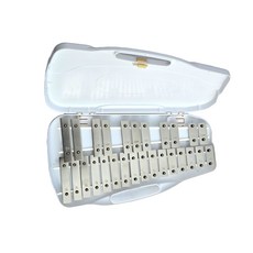 명창 실버스타 공명 실로폰 27키(백색) 무지개 칼라음판, 1개, 백색, 27판