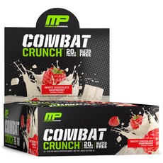 MUSCLEPHARM 戰鬥無麩質蛋白棒, 白巧克力覆盆子, 12入