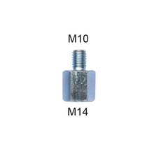 砂輪機轉接頭 轉換器 牙紋轉接頭 配件轉換, 1個, M14轉M10, M10轉M14/M16砂輪機轉接頭