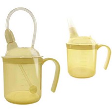 누워서 마시는 빨대컵 입원 환자 간호컵, 1개