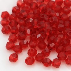 크리스탈 비즈 주판알 4mm 투명 유리 마름모 비즈공예재료, 1세트, A6060