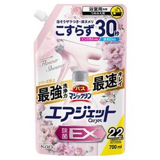 Kao 花王 BATH MAGIC CLEAN AIR ZETT EX 噴霧浴室清潔劑 花漾沐浴香 補充包, 1個, 700ml