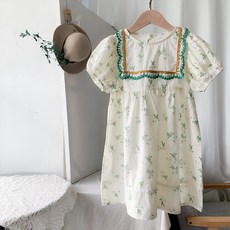 Arbe 女童森系蕾絲連身裙