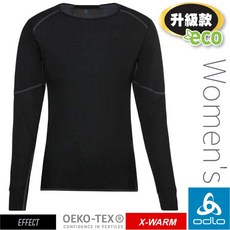 ODLO X-WARM系列 女 ECO升級型 銀離子加強保暖型圓領上衣 專業機能型衛生衣