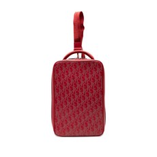 크리스찬 디올 중고 2021 오블리크 퍼포레이티드 카프스킨 갤럭시 월드 투어 슈즈 케이스 사첼 백