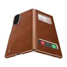 고급 비즈니스 풀커버 갤럭시 Z폴드7 케이스 힌지 액정 보호 뷰 커버 케이스