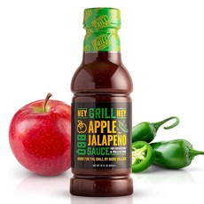 헤이 그릴 | 머스타드 바비큐 소스 캐롤라이나 돼지고기 닭고기 에센셜 제스티 골드, Jalapeno, 1개