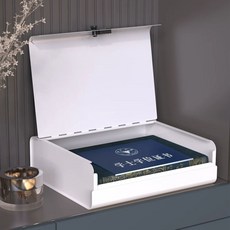 소형개인금고 미니금고 작은 현관 보관함 사무실 지폐 보관함-흰색 회사, B. 푸드 화이트