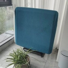 加厚布藝絨麻將機罩 彈力絨玉米格麻將機通用罩 麻將桌蓋布 麻將防塵罩 麻將機蓋布 防塵麻將罩 麻將機套 麻將布 麻將墊, 全罩玉米格青石藍, 1個