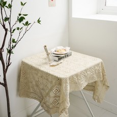 케이트가든 크로쉐 손뜨개 테이블보, 1개, S (100X140)