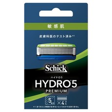 Schick Hydro 5 高級敏感肌專用替換刀片 4入, 1個