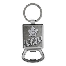 리코 인더스트리 NHL 하키 퓨터 스타일 병따개 열쇠고리, Toronto Maple Leafs, 1개
