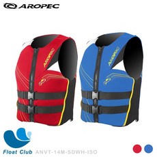 AROPEC 成人用三明治浮力救生衣/背心 NBR 救生衣 水上摩托車/釣魚/獨木舟/磯釣/漂流/溯溪適用
