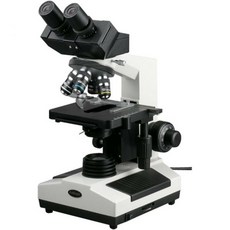 AmScope B390C 복합 양안 현미경 40X-2500X 배율 브라이트필드 할로겐 조명 아베 콘덴서 이중층 기계식 스테이지 슬라이딩 헤드, B390B