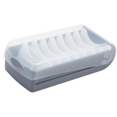 돈스텔 부동산사무실 슬라이드 명함박스 진회색