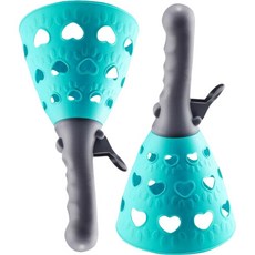 雙人大號對接球彈射球玩具 戶外親子趣味接球器, 藍色, 1個