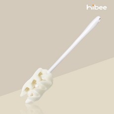 하이비 긴손잡이 프리미엄폼 세척솔, 화이트, 1개