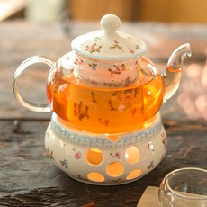 유리티팟 티워머세트, 미니로즈, 1개