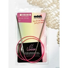 ADDI 유니콘 줄바늘 뜨개바늘 스텐 독일산 명품 대바늘 뜨개질바늘 115-7, 5.5mm, 1개