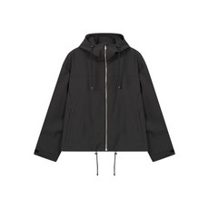 러프 로고 프린트 후드 재킷