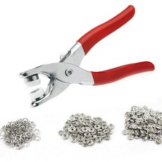 간편사용 다용도 똑딱이 스냅단추 100개 펀치 펀칭기, 스냅단추100개, 1개