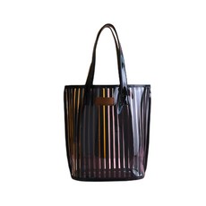 유루카 물빠지는 목욕가방 PVC 수영가방, [Black]블랙