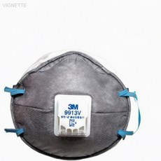 3M 9913V 활성탄 방진마스크 1급 공사