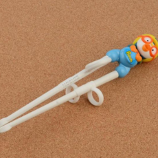 2단계젓가락 왼손용 뽀로로 캐릭터 어린이 아동 젓가락 3세이상, 본상품