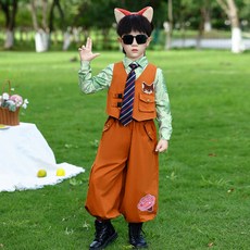 動物方城市尼克哈茱蒂套裝 WULA烏拉 動物方城市狐狸裝 尼克衣服 尼克狐狸裝 Judy衣服 兔子警察裝 兔子警察