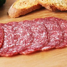 살라미 샤퀴테리 건조 햄 슬라이스 유산균 발효 숙성 안주 플래터 피자 샌드위치, 1개, 50g