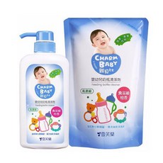 親貝比 嬰幼兒奶瓶清潔劑 超值組 (1罐 700ml + 1包 600ml), 1個, 1罐700ml+1包600ml
