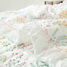 지베누오 국내생산 들꽃 시원한 시어서커 여름 차렵 이불세트