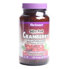Bluebonnet 蔓越莓萃取植物膠囊, 1個, 120 件